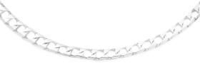 Sterling-Silver-55cm-Square-Curb-Gents-Chain on sale