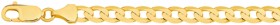 9ct-Gold-205cm-Solid-Curb-Gents-Bracelet on sale