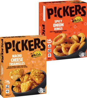 McCain-Pickers-230350g-Selected-Varieties on sale