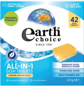 Earth+Choice+All+in+1+Dish+Tablets+42+Pack