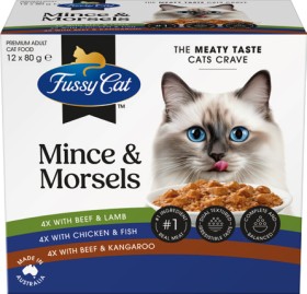 Fussy+Cat+Wet+Cat+Food+12x80g+Selected+Varieties