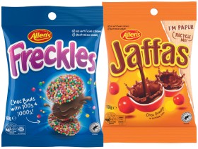 Allens-Freckles-Jaffas-or-Nestl-Smarties-Share-Pack-160g on sale