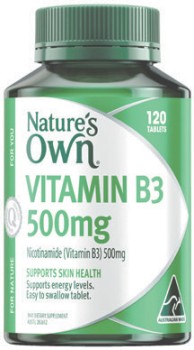 Natures-Own-Vitamin-B3-500mg-120-Tablets on sale