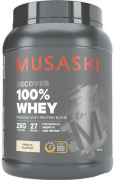 Musashi-100-Whey-Protein-Powder-Vanilla-Flavour-900g on sale