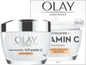 Olay-Luminous-Niacinamide-Vitamin-C-Moisturiser-50g on sale