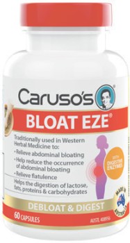Carusos-Bloat-EZE-60-Capsules on sale
