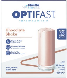 Optifast-VLCD-Chocolate-Flavour-Shake-12-x-53g-Sachets on sale