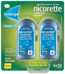 Nicorette-Cooldrops-4mg-Extra-Strength-Icy-Mint-4-x-20-Lozenges on sale