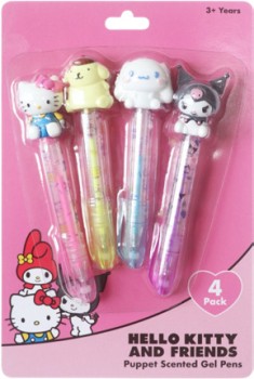 Hello+Kitty+%26amp%3B+Friends+Gel+Pens+4+Pack