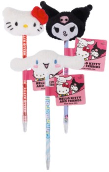Hello-Kitty-Friends-Pom-Pom-Pens-Assorted on sale