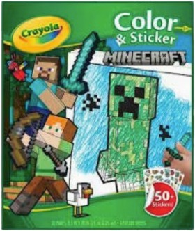 Crayola+Colour+%26amp%3B+Sticker+Book+Minecraft