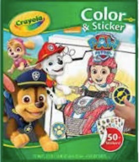 Crayola+Colour+%26amp%3B+Sticker+Book+Paw+Patrol