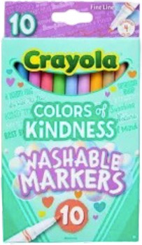 Crayola-Colours-Of-Kindness-Markers-10-Pack on sale
