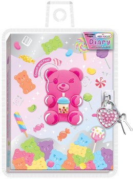 Hot-Focus-Bear-Diary-with-Lock-Keys on sale