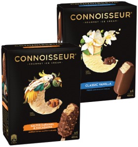Connoisseur+Gourmet+Ice+Cream+4+Pack+Selected+Varieties