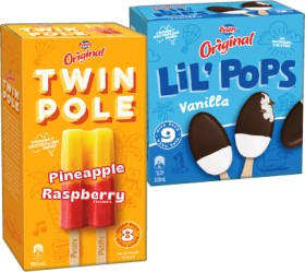 Peters-Original-Twin-Pole-8-Pack-or-LiL-Pops-Ice-Cream-9-Pack-Selected-Varieties on sale