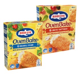 Birds+Eye+Oven+Bake+Fish+Fillets+425g+Selected+Varieties