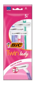 BIC-Twin-Lady-Disposable-Female-Shaver-5-Pack on sale