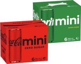 CocaCola-Mini-Mount-Franklin-or-Deep-Spring-6x250mL-Selected-Varieties on sale