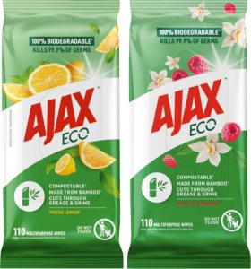 Ajax-Multipurpose-Wipes-110-Pack-Selected-Varieties on sale