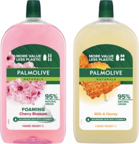 Palmolive+Liquid+or+Foaming+Hand+Wash+Refill+1+Litre+Selected+Varieties