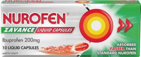 Nurofen+Zavance+Ibuprofen+200mg+Liquid+Capsules+10+Pack%2A%2A