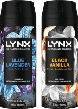 Lynx-Fine-Fragrance-Collection-Premium-Body-Spray-150mL-Selected-Varieties on sale