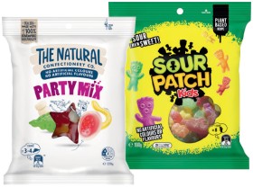 The-Natural-Confectionery-Co-130230g-Sour-Patch-Kids-190g-or-Pascall-Lollies-150300g-Bags-Selected-Varieties on sale