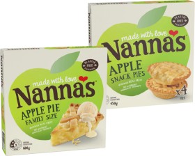 Nanna%26rsquo%3Bs+Fruit+Snack+Pies+450g+or+Family+Size+Apple+Pie+600g+Selected+Varieties