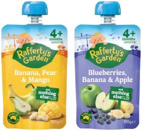 Raffertys-Garden-Baby-Food-120g-Selected-Varieties on sale