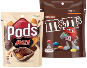 MMs-120180g-Pods-160g-or-Maltesers-120140g-Share-Pack-Selected-Varieties on sale