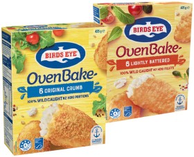 Birds-Eye-Oven-Bake-Fish-Fillets-425g-Selected-Varieties on sale