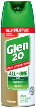 Glen-20-Disinfectant-Spray-300g-Selected-Varieties on sale