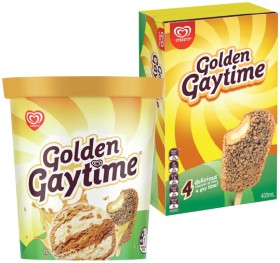Streets-Golden-Gaytime-Ice-Cream-Sticks-4-Pack-or-Tub-1-Litre-Selected-Varieties on sale