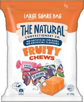 The+Natural+Confectionery+Co.+Fruity+Chews+Large+Share+Bag+350g