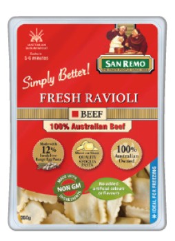 San+Remo+Fresh+Beef+Ravioli+350g