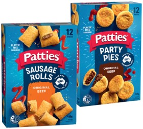 Patties+Party+Pies%2C+Sausage+Rolls+or+Pasties+12+Pack+Selected+Varieties