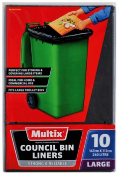 Multix+Council+Bin+Liners+240+Litre+10+Pack