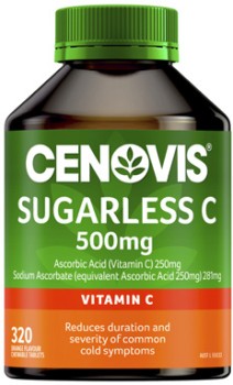 Cenovis-Sugarless-C-500mg-Chewables-320-Pack on sale