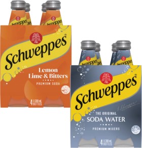 Schweppes+Mixers%2C+Soft+Drink+or+Mineral+Water+4x300mL