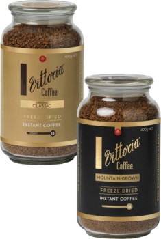 Vittoria-Freeze-Dried-Instant-Coffee-400g on sale