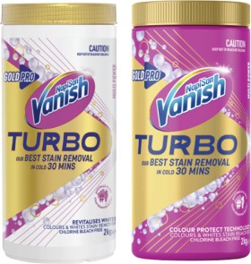 Vanish-NapiSan-Gold-Pro-Turbo-Stain-Remover-Powder-2kg on sale