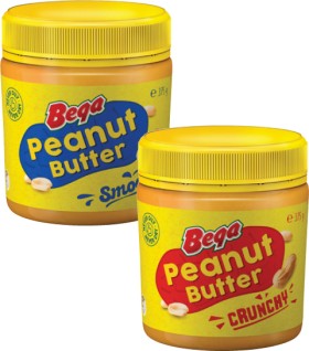 Bega-Smooth-or-Crunchy-Peanut-Butter-375g on sale