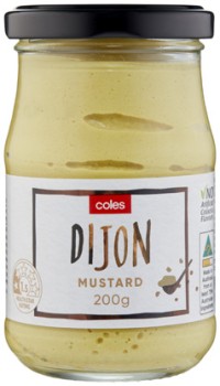 Coles-Dijon-Mustard-200g on sale