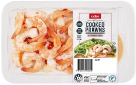 Coles+Cooked+Prawns+with+Cocktail+Sauce+260g
