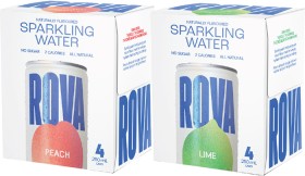 NEW+Rova+Sparkling+Water+4x250mL