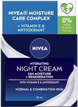 NEW-Nivea-Hydrating-Night-Cream-50mL on sale