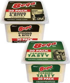 Bega-Cheese-Slices-500g on sale