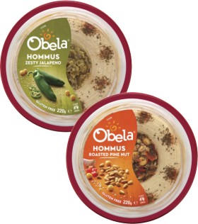 Obela+Garnished+Hommus+Dip+220g