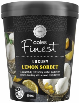 Coles+Finest+Luxury+Lemon+Sorbet+Tub+500mL